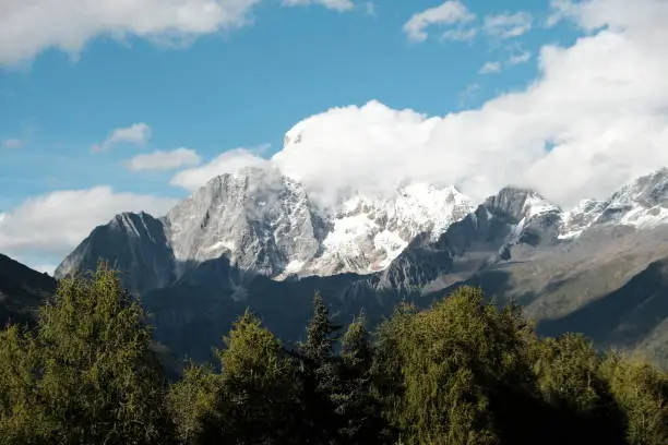 Siguniang is also called Four Sister Mountain referring to its four peaks
