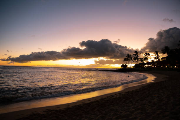 istock Sunset at Poipu 'Monk Seal