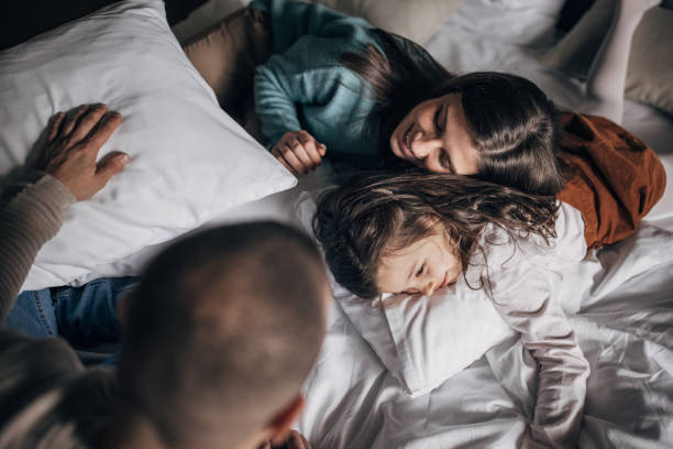 istock Family in hotel suite 1454207765