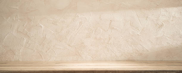 istock A table in the kitchen against a stone wall in the morning sunlight 1454225561