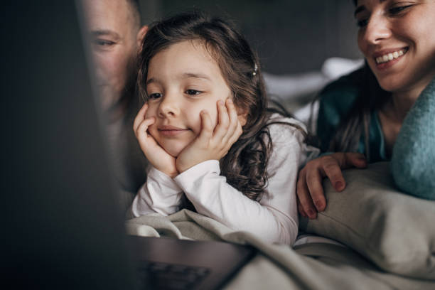 istock Family in hotel room 1454225676
