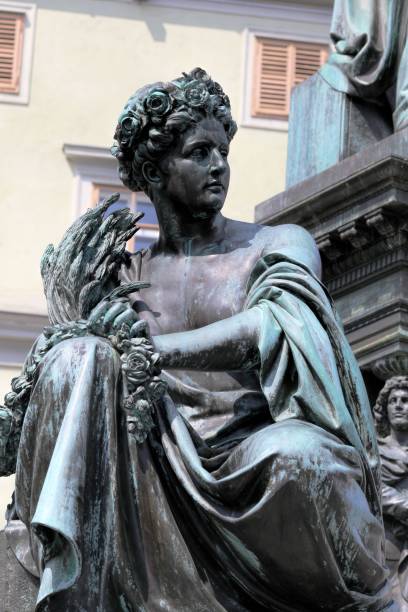 istock Bronze statue in Hauptplatz, Graz, Austria 1454230543