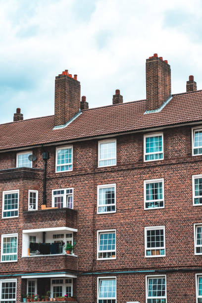istock Old council tower block in London , UK 1454234729