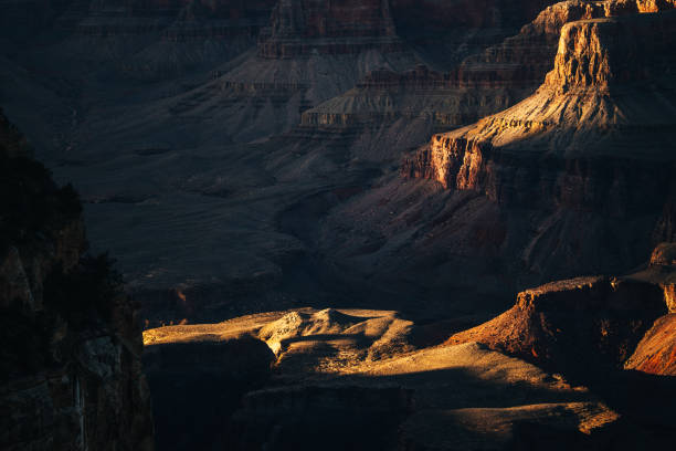 istock View across canyon to sunlight on canyon walls 1454237709