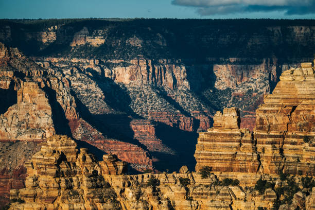 istock View across canyon to sunlight on canyon walls 1454237712