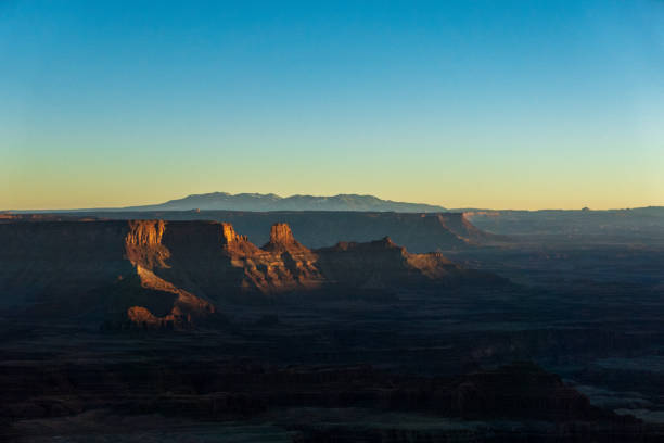 istock View across canyon to snowcapped mountains 1454237985