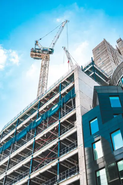 Photo of Construction site and development in London