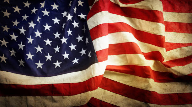 istock Grunge American flag 1454239218