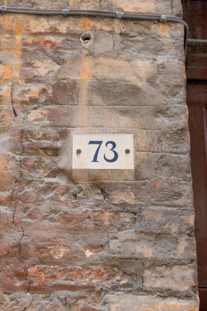 istock The house number on a wall 1454241848