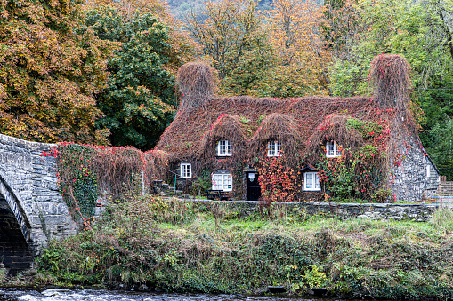 Pont Fawr, a narrow, three-arched stone bridge said to have been designed by Inigo Jones, was built in 1636 by Sir Richard Wynn (son of Sir John Wynn) of Gwydir Castle. It links the town with Gwydir, a manor house dating from 1492, a 15th-century courthouse known as Tu Hwnt i'r Bont, and a road from nearby Trefriw.