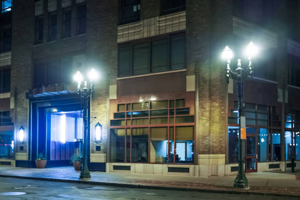 istock Syracuse, New York at nighttime 1454260652