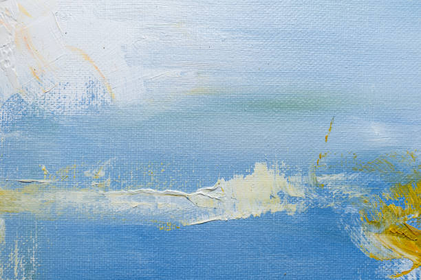 istock Oil Painting Abstract Art - Cloud and Sun 1454261649