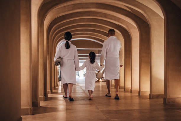 istock Family in luxury hotel 1454263915
