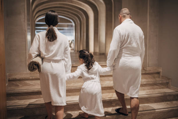 istock Family in luxury hotel 1454263928