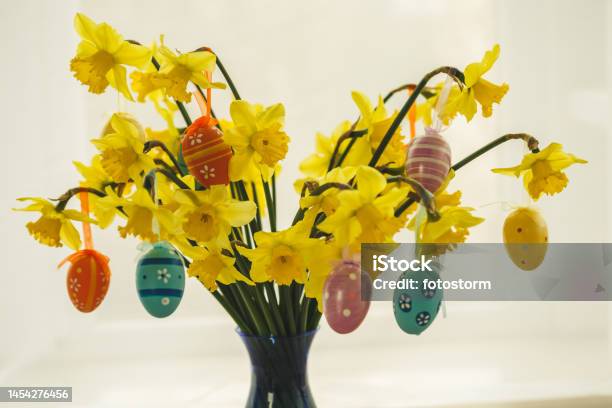 One More Option To Decorate During Easter Stock Photo - Download Image Now - Arrangement, Art And Craft, Beauty