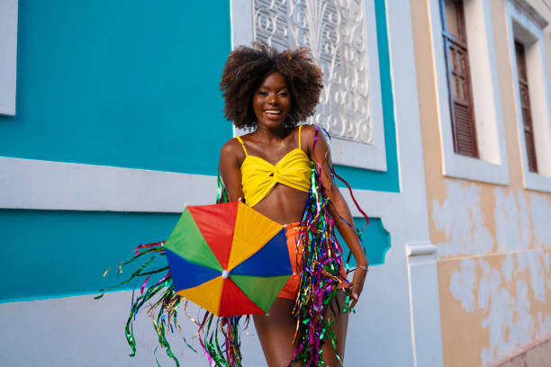 istock Frevo dancer at the Brazilian Carnaval 1454278272