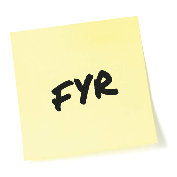 istock For your reference acronym FYR black marker written business initialism text, corporate scrutiny information recipient advice report, detailed actionable info forwarding concept, isolated yellow post-it to-do list sticky adhesive note abbreviation sticker 1454285540