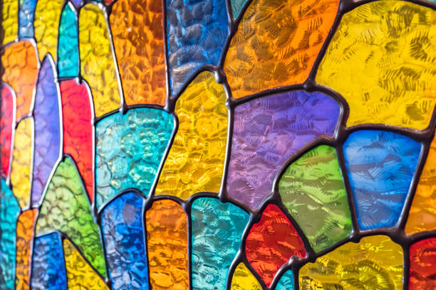 istock Stained glass windows in the dining room 1454285553