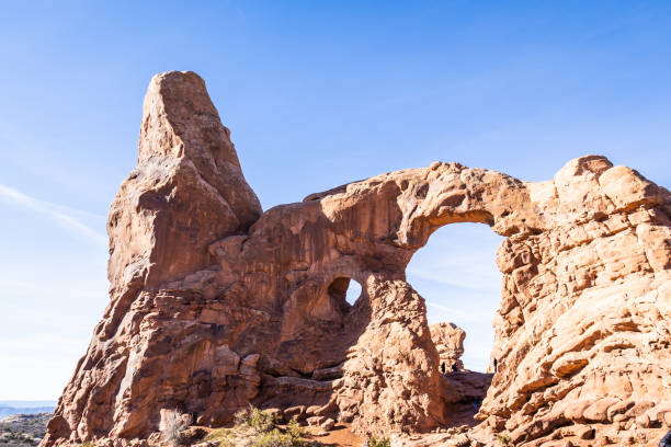 istock Arch formations in the US Arches National Park in Utah 1454287373