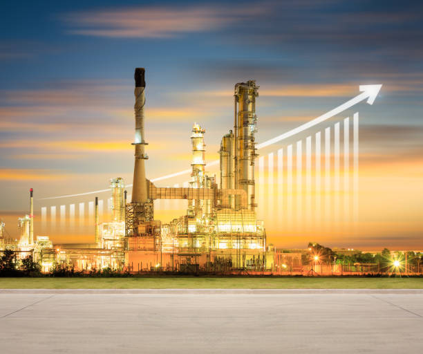 istock Oil refinery factory 1454288187