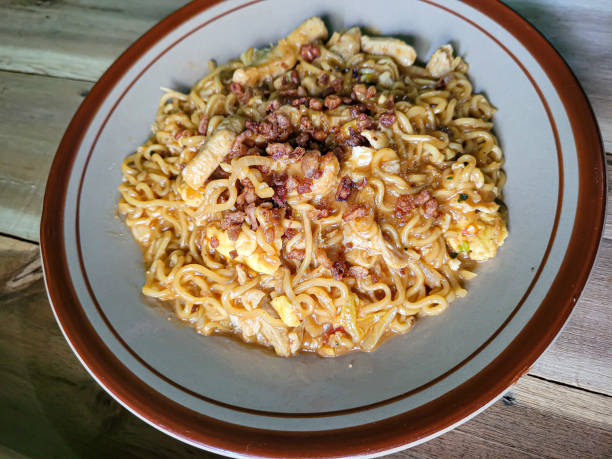 istock Indomie goreng Indonesian Popular Instant fried Noodle 1454292625
