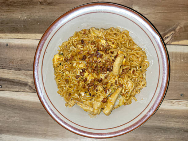 istock Indomie goreng Indonesian Popular Instant fried Noodle 1454292695