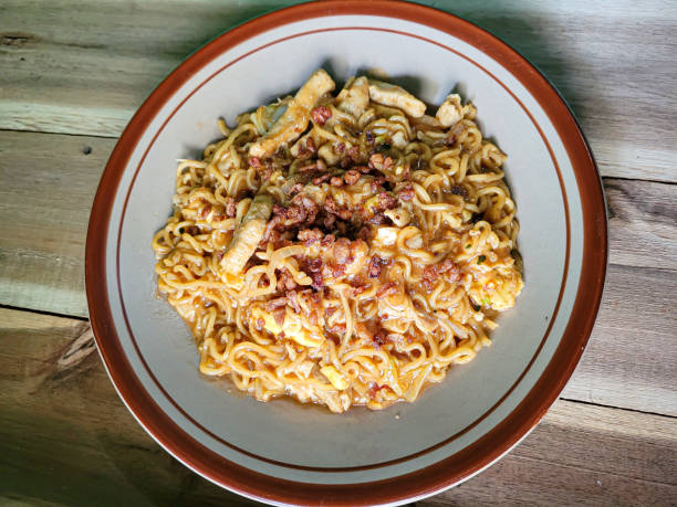 istock Indomie goreng Indonesian Popular Instant fried Noodle 1454292699
