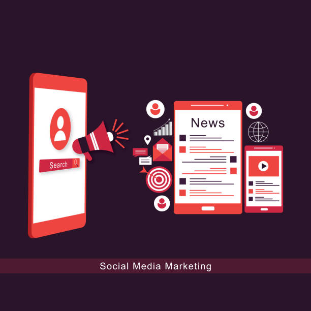 istock Social media marketing stock illustration 1454298342