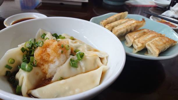 Gyoza - Japanese dumplings.