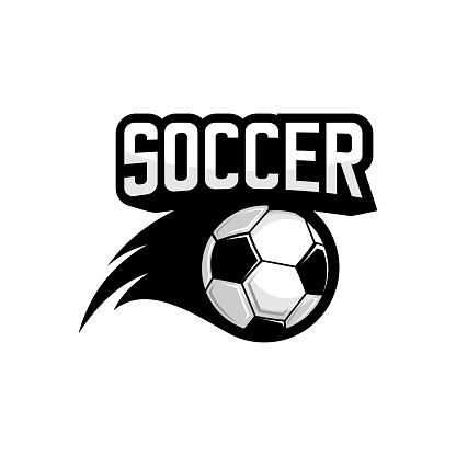 vektor ilustrasi logo klub sepak bola, vektor bola
