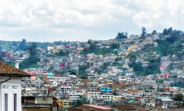 istock Colorful slums in the old town 1454316911