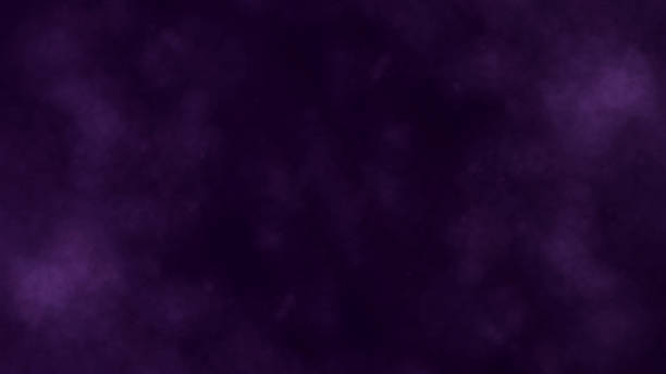 istock Purple smoke on dark background. Dynamic abstract fog. 3D rendering. 1454323923