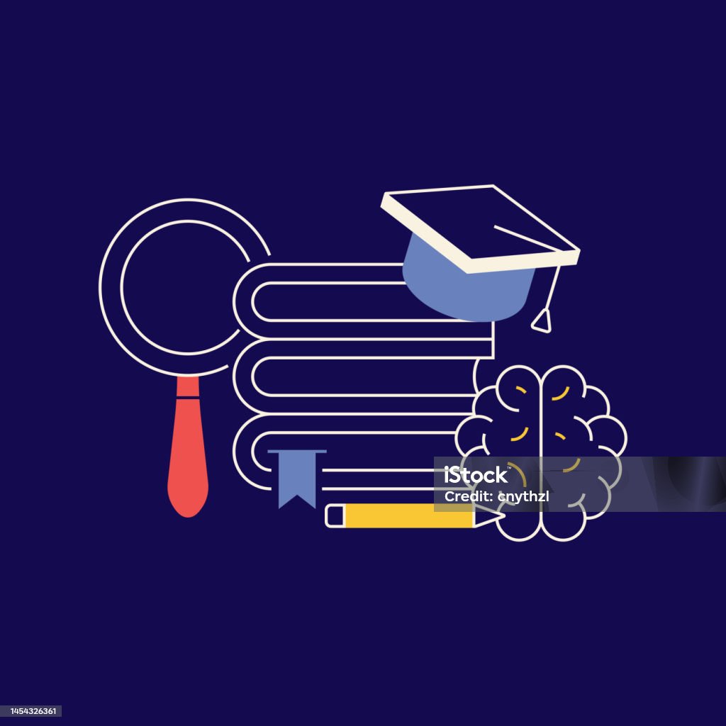 Backround Knowledge Drawing Knowledge Related Vector Conceptual Illustration Education Learning ...