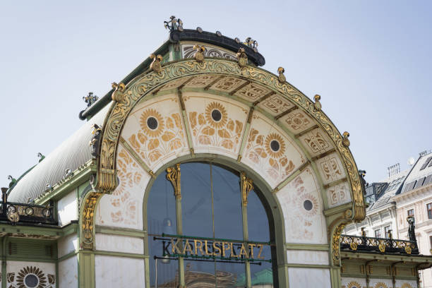 istock Underground station Vienna designed by the architect Otto Wag 1454328074