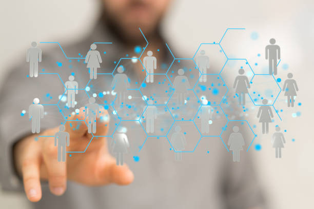 istock 3d rendering of a business conference teamwork connection digital concept 1454331774