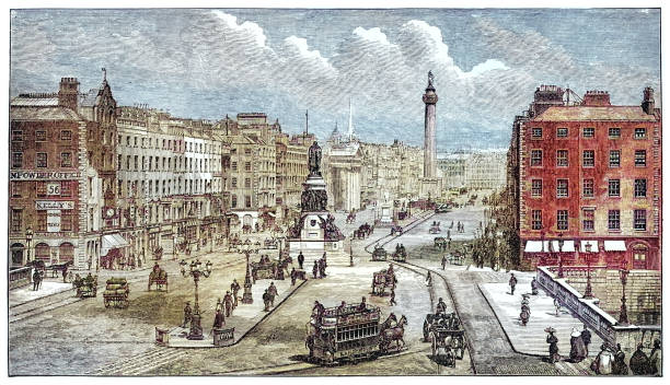 istock Sackville Street min Dublin with tram 1454340000