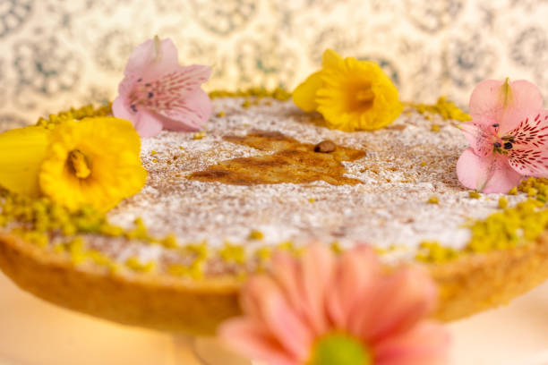 istock Closeup of a cake on the Easter table 1454341459