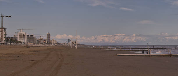 istock Panoramic shot of construction near the beach. 1454342845