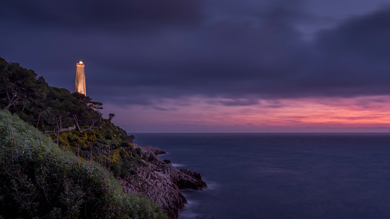 The Lighthouse near Diamond Head, Honolulu, Oahu Island, Hawaii, USA.