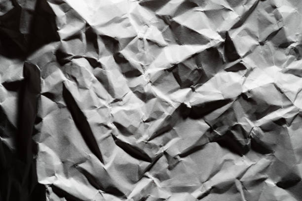 Surface of wrinkled crumple paper