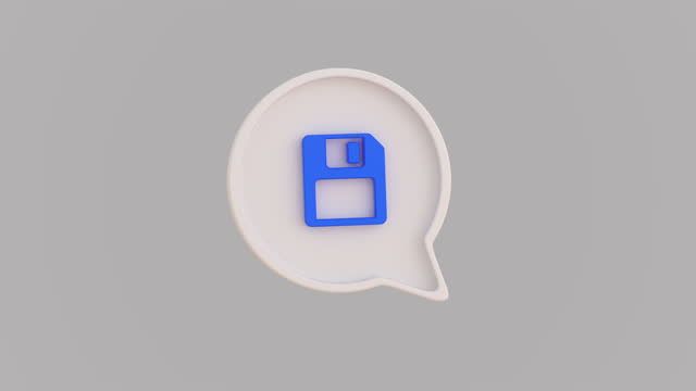 Old diskette icon with alpha mask