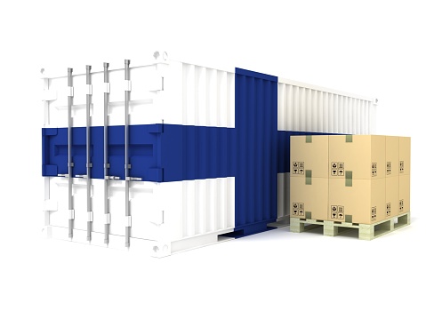 Finland cargo container export import shipping