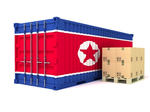 North Korea cargo container export import shipping