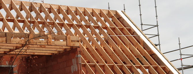 Brick stock from construction site use for background