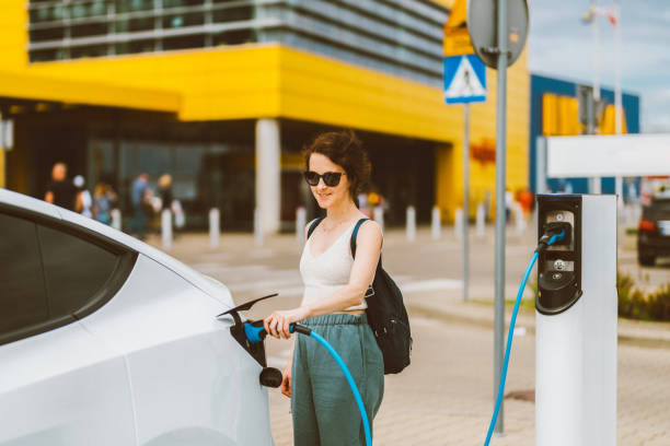 istock Electric vehicle lifestyle 1454367112