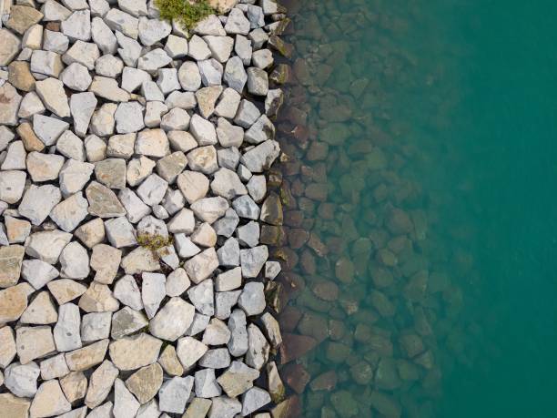 istock Rocky shore of the sea 1454369103