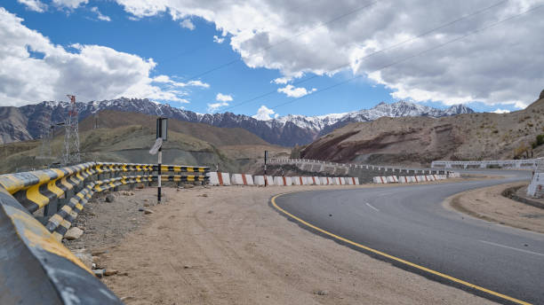 istock Mountain road in Ladakh, india 1454374861