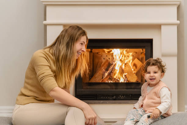 istock Mother and Daughter on Christmas 1454377385