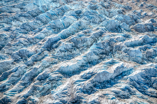 Aerial view of Jakobshavn Glacier also known as Ilulissat Glacier (Greenlandic: Sermeq Kujalleq),