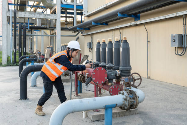 istock A female engineer works in a chemical plant using a laptop computer 1454390992